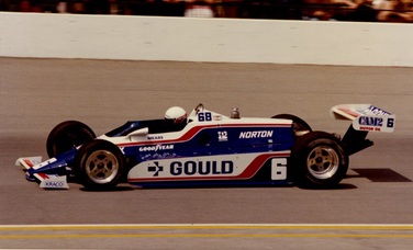 Rick Mears won the 1981 and 1982 CART Championships in this slick ride